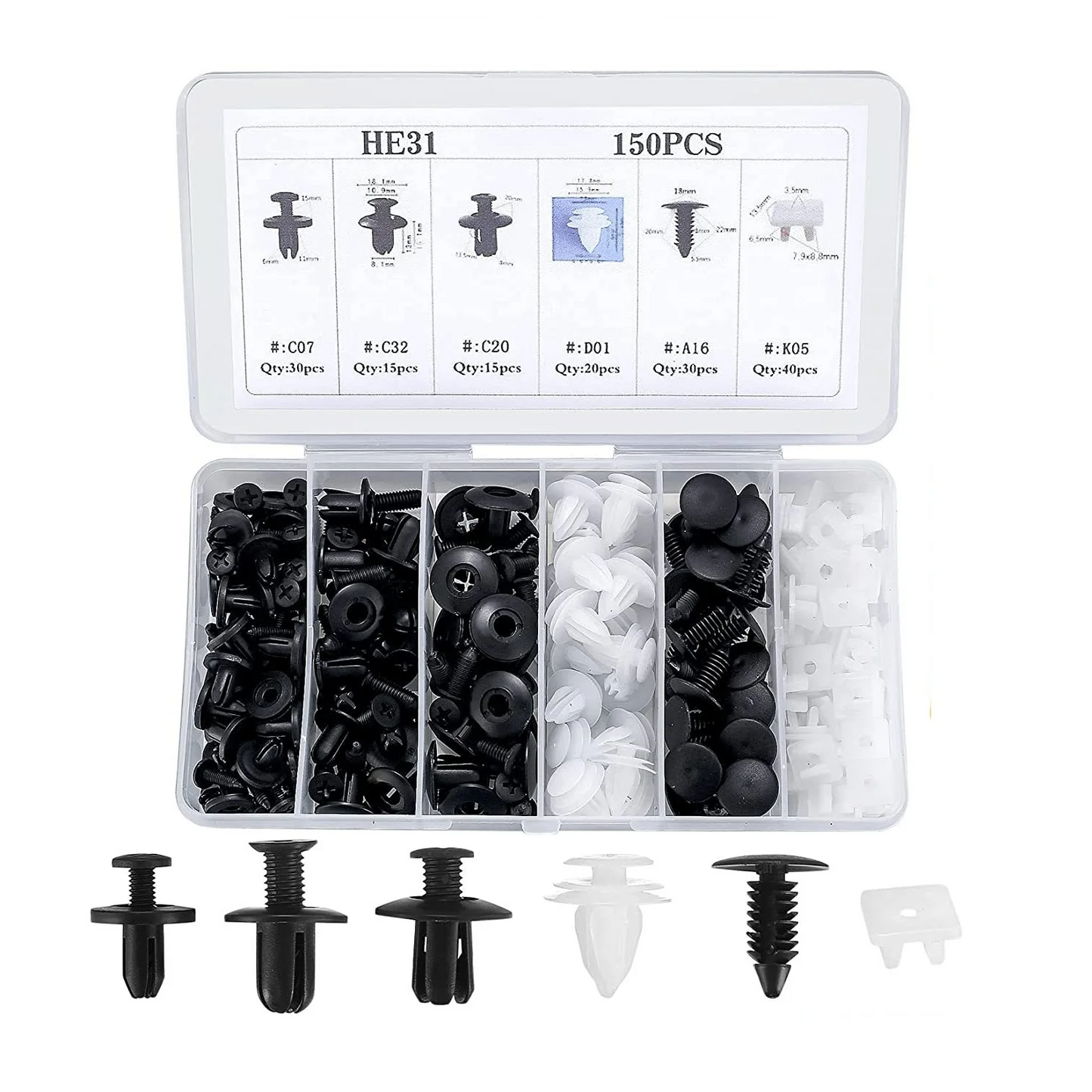 CarClips™ Universal Brug, Kraftig Bil Reparations Klips